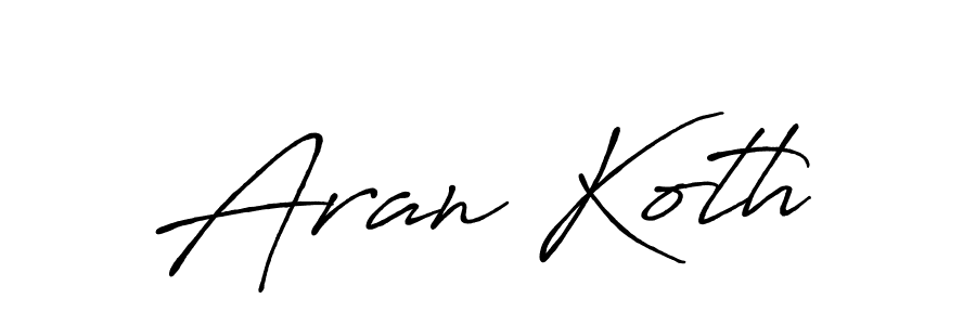 Also You can easily find your signature by using the search form. We will create Aran Koth name handwritten signature images for you free of cost using Antro_Vectra_Bolder sign style. Aran Koth signature style 7 images and pictures png