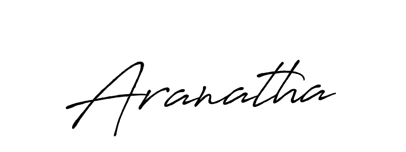 Aranatha stylish signature style. Best Handwritten Sign (Antro_Vectra_Bolder) for my name. Handwritten Signature Collection Ideas for my name Aranatha. Aranatha signature style 7 images and pictures png
