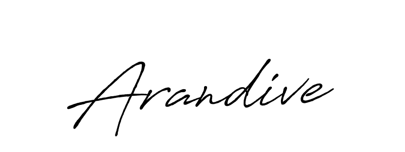 Design your own signature with our free online signature maker. With this signature software, you can create a handwritten (Antro_Vectra_Bolder) signature for name Arandive. Arandive signature style 7 images and pictures png