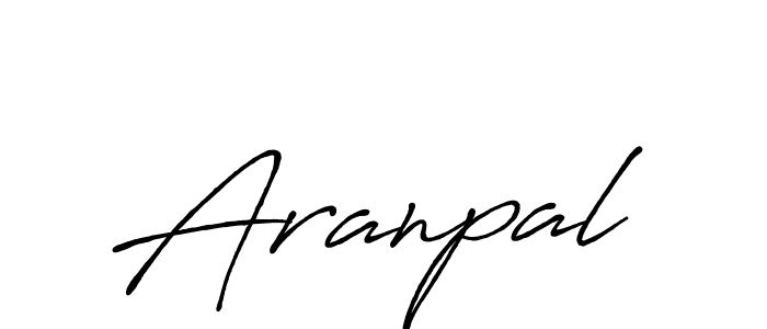 Design your own signature with our free online signature maker. With this signature software, you can create a handwritten (Antro_Vectra_Bolder) signature for name Aranpal. Aranpal signature style 7 images and pictures png