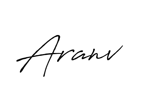 The best way (Antro_Vectra_Bolder) to make a short signature is to pick only two or three words in your name. The name Aranv include a total of six letters. For converting this name. Aranv signature style 7 images and pictures png