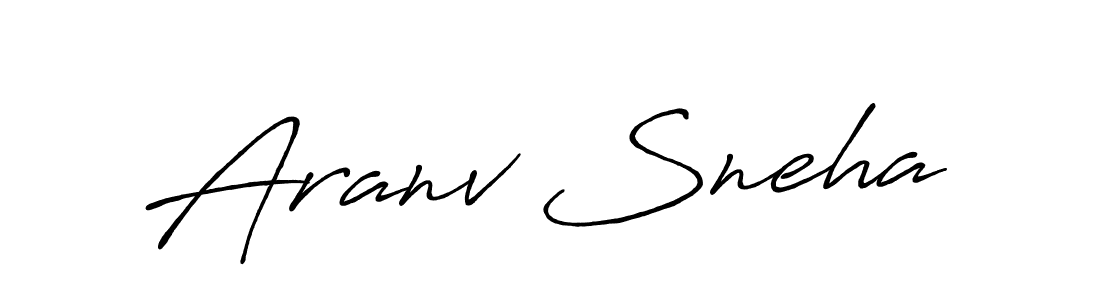Similarly Antro_Vectra_Bolder is the best handwritten signature design. Signature creator online .You can use it as an online autograph creator for name Aranv Sneha. Aranv Sneha signature style 7 images and pictures png