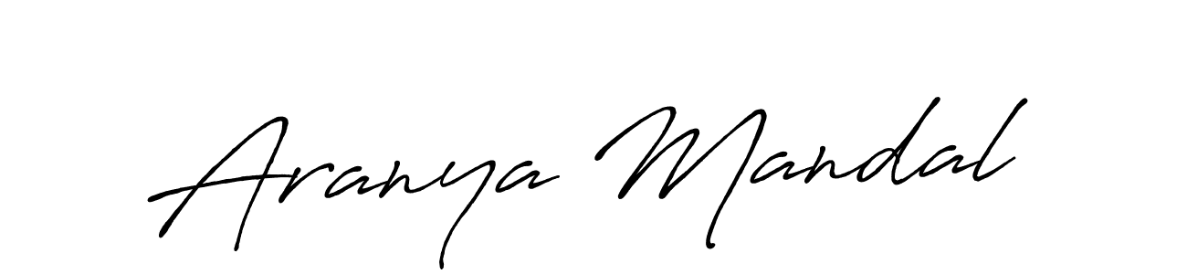 Also we have Aranya Mandal name is the best signature style. Create professional handwritten signature collection using Antro_Vectra_Bolder autograph style. Aranya Mandal signature style 7 images and pictures png