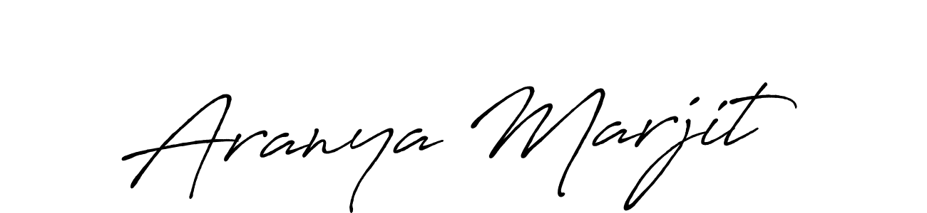 Also You can easily find your signature by using the search form. We will create Aranya Marjit name handwritten signature images for you free of cost using Antro_Vectra_Bolder sign style. Aranya Marjit signature style 7 images and pictures png