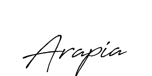 You should practise on your own different ways (Antro_Vectra_Bolder) to write your name (Arapia) in signature. don't let someone else do it for you. Arapia signature style 7 images and pictures png