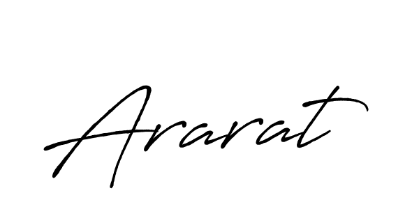 Use a signature maker to create a handwritten signature online. With this signature software, you can design (Antro_Vectra_Bolder) your own signature for name Ararat. Ararat signature style 7 images and pictures png