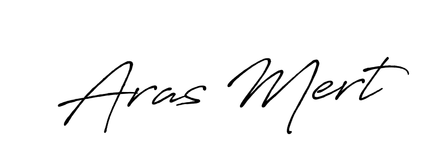 Create a beautiful signature design for name Aras Mert. With this signature (Antro_Vectra_Bolder) fonts, you can make a handwritten signature for free. Aras Mert signature style 7 images and pictures png