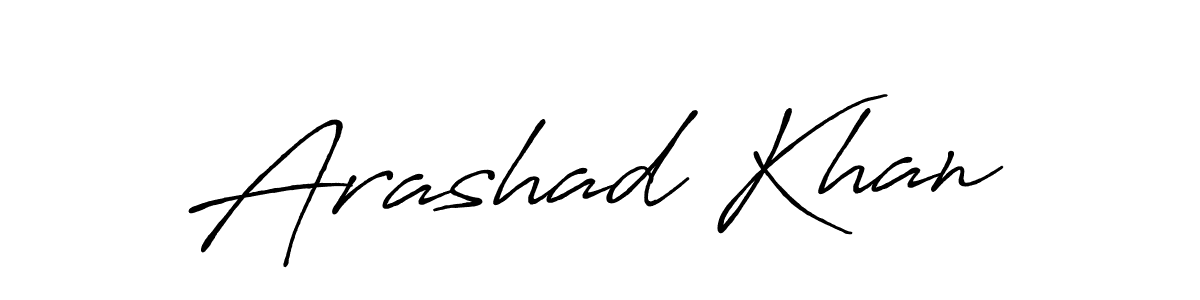 Arashad Khan stylish signature style. Best Handwritten Sign (Antro_Vectra_Bolder) for my name. Handwritten Signature Collection Ideas for my name Arashad Khan. Arashad Khan signature style 7 images and pictures png