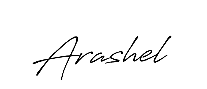 How to make Arashel signature? Antro_Vectra_Bolder is a professional autograph style. Create handwritten signature for Arashel name. Arashel signature style 7 images and pictures png