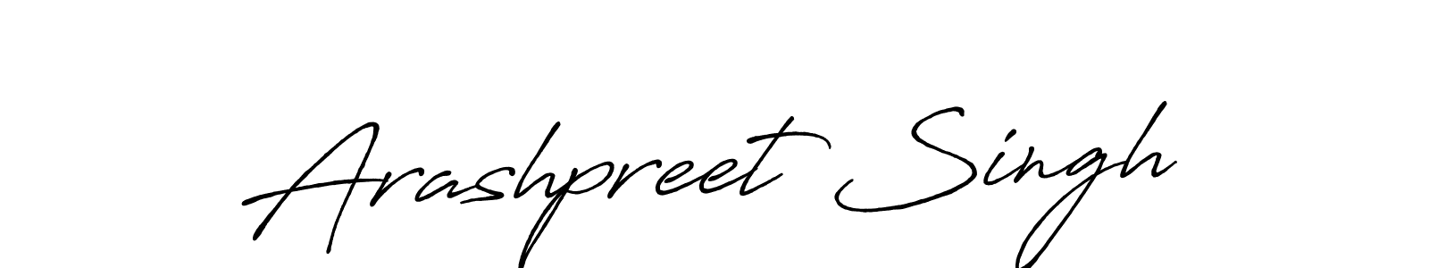 Arashpreet Singh stylish signature style. Best Handwritten Sign (Antro_Vectra_Bolder) for my name. Handwritten Signature Collection Ideas for my name Arashpreet Singh. Arashpreet Singh signature style 7 images and pictures png