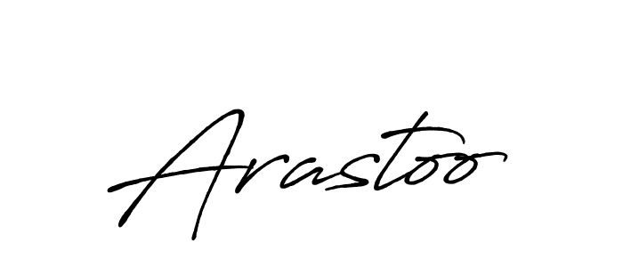The best way (Antro_Vectra_Bolder) to make a short signature is to pick only two or three words in your name. The name Arastoo include a total of six letters. For converting this name. Arastoo signature style 7 images and pictures png