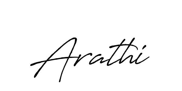 Create a beautiful signature design for name Arathi. With this signature (Antro_Vectra_Bolder) fonts, you can make a handwritten signature for free. Arathi signature style 7 images and pictures png