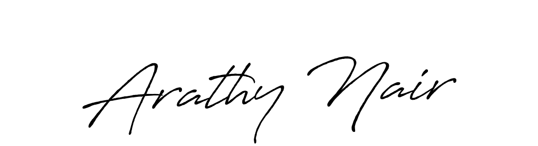 Antro_Vectra_Bolder is a professional signature style that is perfect for those who want to add a touch of class to their signature. It is also a great choice for those who want to make their signature more unique. Get Arathy Nair name to fancy signature for free. Arathy Nair signature style 7 images and pictures png