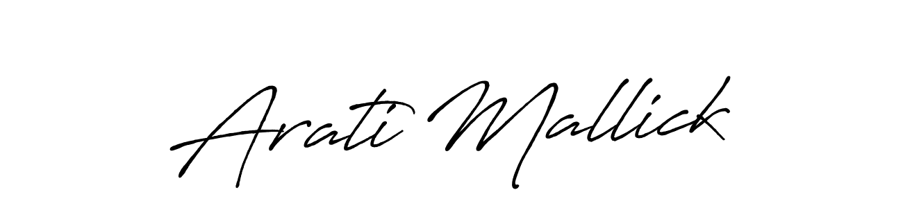 The best way (Antro_Vectra_Bolder) to make a short signature is to pick only two or three words in your name. The name Arati Mallick include a total of six letters. For converting this name. Arati Mallick signature style 7 images and pictures png