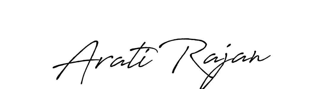 It looks lik you need a new signature style for name Arati Rajan. Design unique handwritten (Antro_Vectra_Bolder) signature with our free signature maker in just a few clicks. Arati Rajan signature style 7 images and pictures png