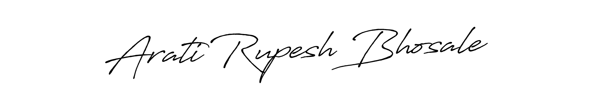 Make a beautiful signature design for name Arati Rupesh Bhosale. Use this online signature maker to create a handwritten signature for free. Arati Rupesh Bhosale signature style 7 images and pictures png