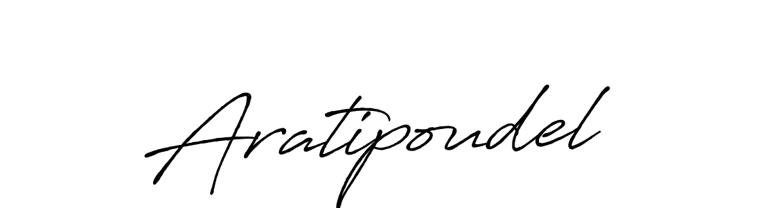 It looks lik you need a new signature style for name Aratipoudel. Design unique handwritten (Antro_Vectra_Bolder) signature with our free signature maker in just a few clicks. Aratipoudel signature style 7 images and pictures png