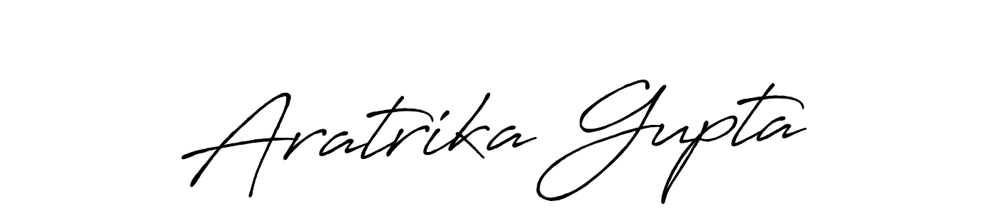 Aratrika Gupta stylish signature style. Best Handwritten Sign (Antro_Vectra_Bolder) for my name. Handwritten Signature Collection Ideas for my name Aratrika Gupta. Aratrika Gupta signature style 7 images and pictures png