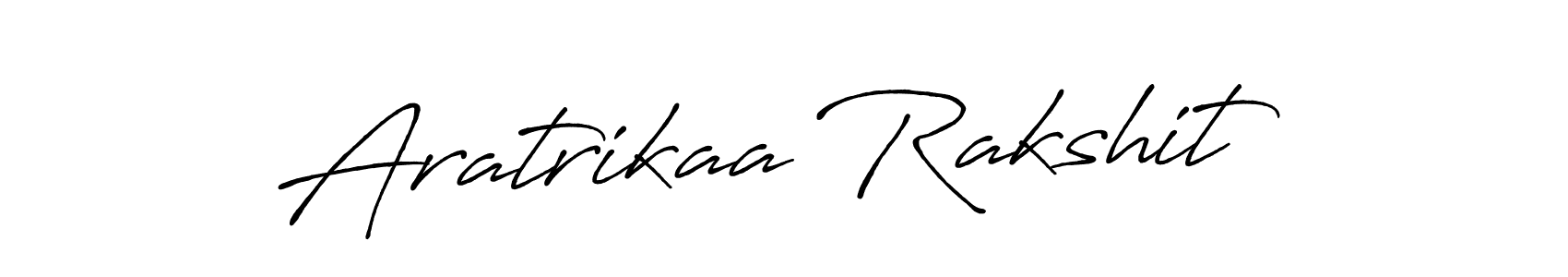 Design your own signature with our free online signature maker. With this signature software, you can create a handwritten (Antro_Vectra_Bolder) signature for name Aratrikaa Rakshit. Aratrikaa Rakshit signature style 7 images and pictures png