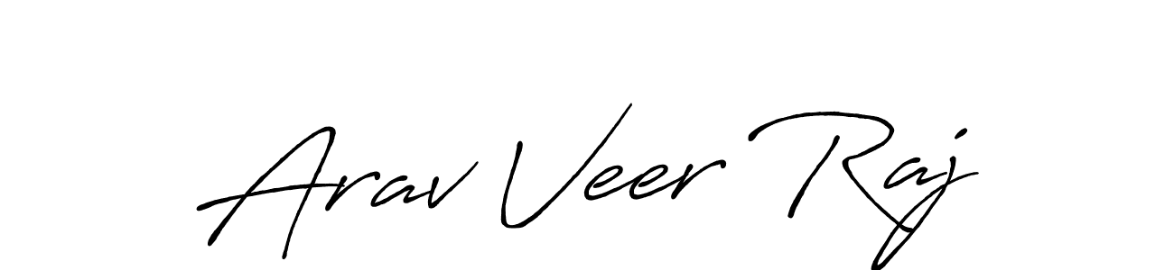 Similarly Antro_Vectra_Bolder is the best handwritten signature design. Signature creator online .You can use it as an online autograph creator for name Arav Veer Raj. Arav Veer Raj signature style 7 images and pictures png