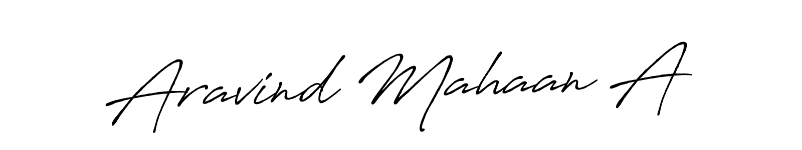 Antro_Vectra_Bolder is a professional signature style that is perfect for those who want to add a touch of class to their signature. It is also a great choice for those who want to make their signature more unique. Get Aravind Mahaan A name to fancy signature for free. Aravind Mahaan A signature style 7 images and pictures png