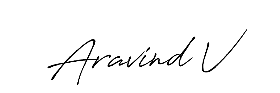 The best way (Antro_Vectra_Bolder) to make a short signature is to pick only two or three words in your name. The name Aravind V include a total of six letters. For converting this name. Aravind V signature style 7 images and pictures png