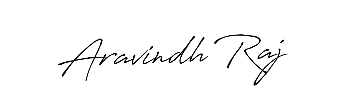 Use a signature maker to create a handwritten signature online. With this signature software, you can design (Antro_Vectra_Bolder) your own signature for name Aravindh Raj. Aravindh Raj signature style 7 images and pictures png