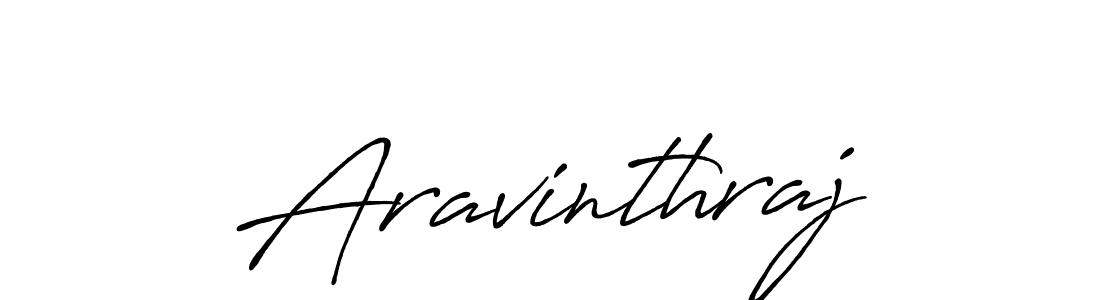 How to make Aravinthraj name signature. Use Antro_Vectra_Bolder style for creating short signs online. This is the latest handwritten sign. Aravinthraj signature style 7 images and pictures png