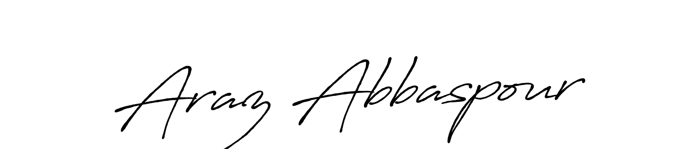 It looks lik you need a new signature style for name Araz Abbaspour. Design unique handwritten (Antro_Vectra_Bolder) signature with our free signature maker in just a few clicks. Araz Abbaspour signature style 7 images and pictures png