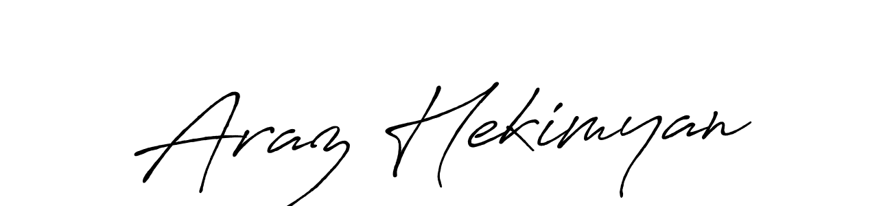 The best way (Antro_Vectra_Bolder) to make a short signature is to pick only two or three words in your name. The name Araz Hekimyan include a total of six letters. For converting this name. Araz Hekimyan signature style 7 images and pictures png