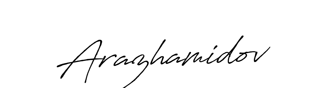 It looks lik you need a new signature style for name Arazhamidov. Design unique handwritten (Antro_Vectra_Bolder) signature with our free signature maker in just a few clicks. Arazhamidov signature style 7 images and pictures png