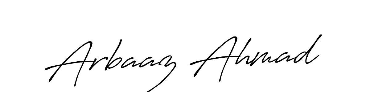 How to make Arbaaz Ahmad signature? Antro_Vectra_Bolder is a professional autograph style. Create handwritten signature for Arbaaz Ahmad name. Arbaaz Ahmad signature style 7 images and pictures png