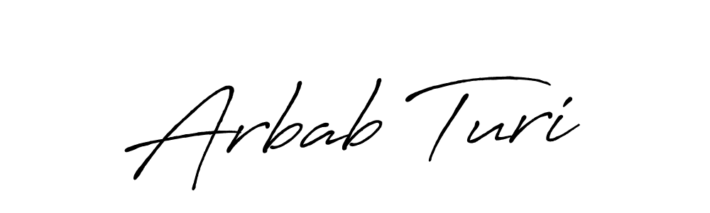 Here are the top 10 professional signature styles for the name Arbab Turi. These are the best autograph styles you can use for your name. Arbab Turi signature style 7 images and pictures png