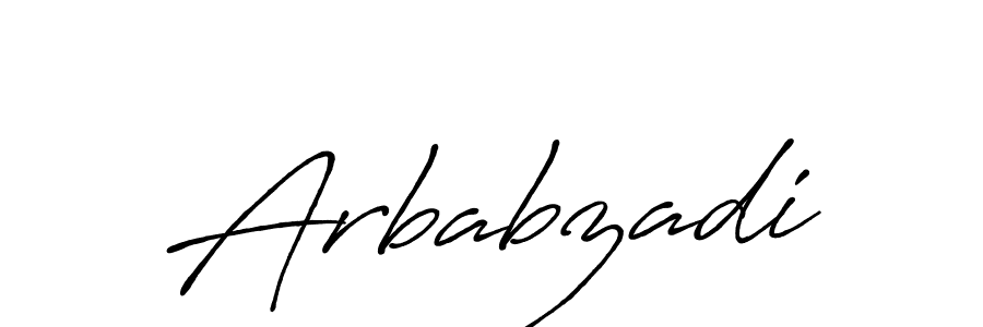 Make a beautiful signature design for name Arbabzadi. Use this online signature maker to create a handwritten signature for free. Arbabzadi signature style 7 images and pictures png