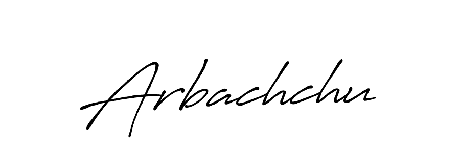 It looks lik you need a new signature style for name Arbachchu. Design unique handwritten (Antro_Vectra_Bolder) signature with our free signature maker in just a few clicks. Arbachchu signature style 7 images and pictures png