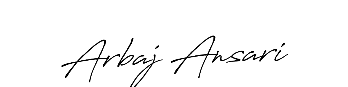 Once you've used our free online signature maker to create your best signature Antro_Vectra_Bolder style, it's time to enjoy all of the benefits that Arbaj Ansari name signing documents. Arbaj Ansari signature style 7 images and pictures png