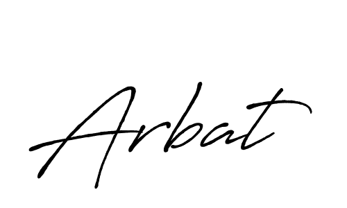 Design your own signature with our free online signature maker. With this signature software, you can create a handwritten (Antro_Vectra_Bolder) signature for name Arbat. Arbat signature style 7 images and pictures png
