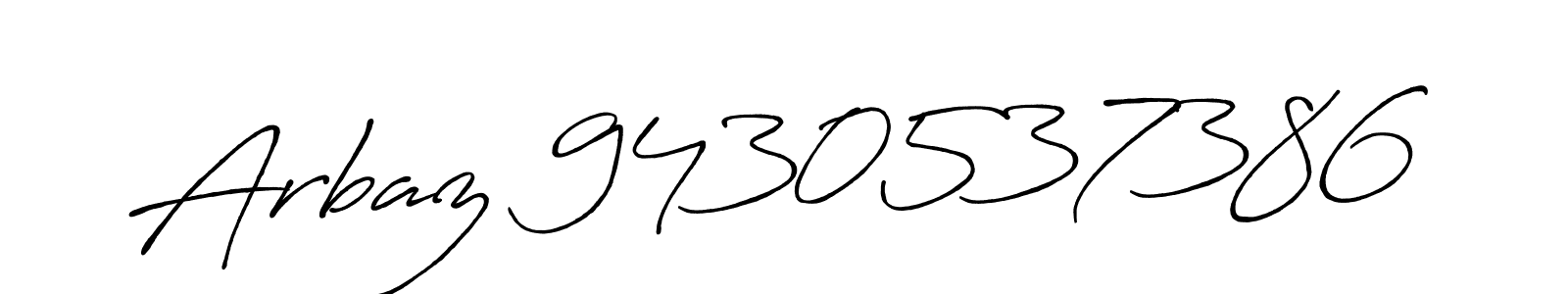 It looks lik you need a new signature style for name Arbaz 9430537386. Design unique handwritten (Antro_Vectra_Bolder) signature with our free signature maker in just a few clicks. Arbaz 9430537386 signature style 7 images and pictures png