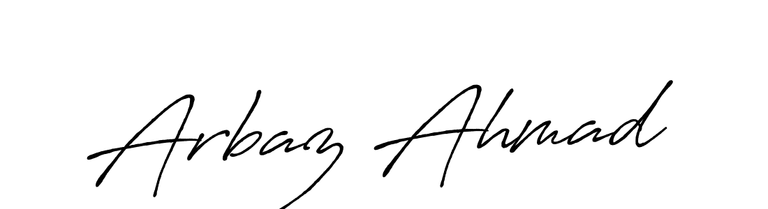 How to make Arbaz Ahmad signature? Antro_Vectra_Bolder is a professional autograph style. Create handwritten signature for Arbaz Ahmad name. Arbaz Ahmad signature style 7 images and pictures png