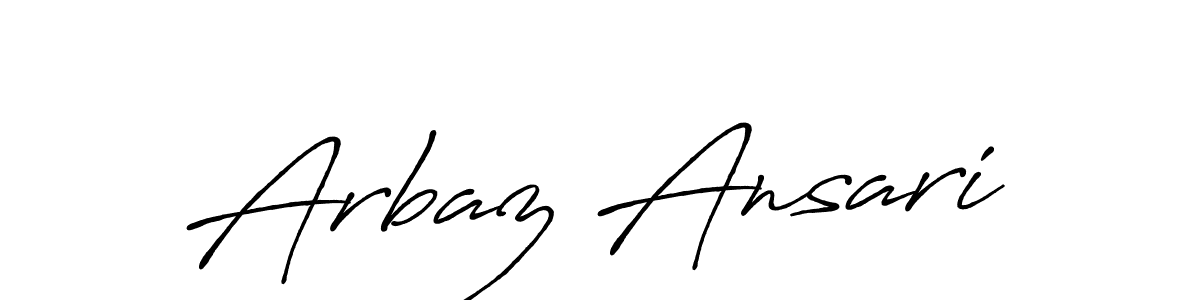 This is the best signature style for the Arbaz Ansari name. Also you like these signature font (Antro_Vectra_Bolder). Mix name signature. Arbaz Ansari signature style 7 images and pictures png