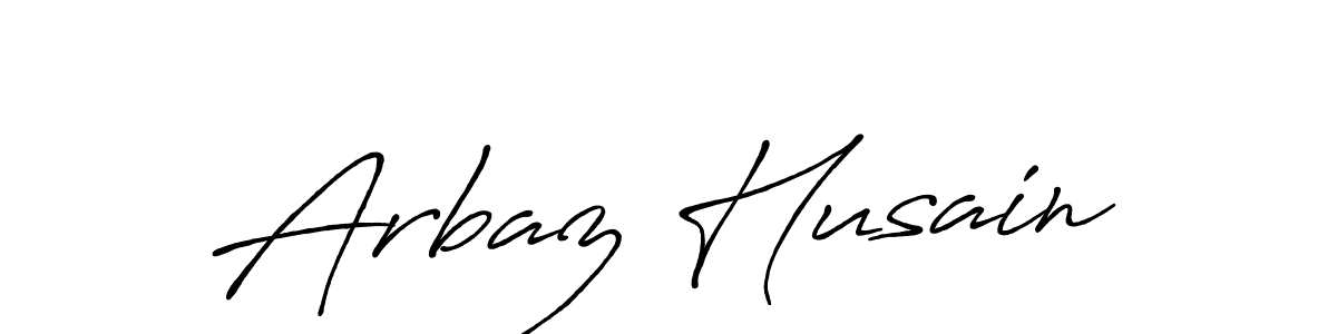 Also You can easily find your signature by using the search form. We will create Arbaz Husain name handwritten signature images for you free of cost using Antro_Vectra_Bolder sign style. Arbaz Husain signature style 7 images and pictures png