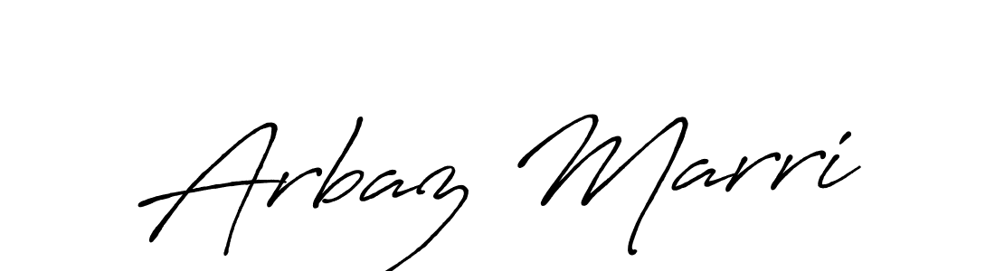 How to make Arbaz Marri signature? Antro_Vectra_Bolder is a professional autograph style. Create handwritten signature for Arbaz Marri name. Arbaz Marri signature style 7 images and pictures png