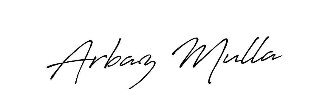 Make a short Arbaz Mulla signature style. Manage your documents anywhere anytime using Antro_Vectra_Bolder. Create and add eSignatures, submit forms, share and send files easily. Arbaz Mulla signature style 7 images and pictures png