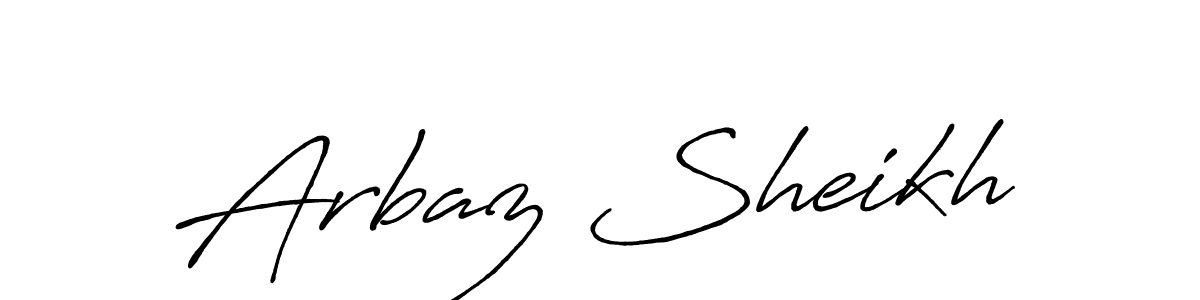 How to Draw Arbaz Sheikh signature style? Antro_Vectra_Bolder is a latest design signature styles for name Arbaz Sheikh. Arbaz Sheikh signature style 7 images and pictures png