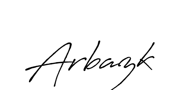Once you've used our free online signature maker to create your best signature Antro_Vectra_Bolder style, it's time to enjoy all of the benefits that Arbazk name signing documents. Arbazk signature style 7 images and pictures png