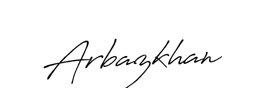 Make a beautiful signature design for name Arbazkhan. Use this online signature maker to create a handwritten signature for free. Arbazkhan signature style 7 images and pictures png