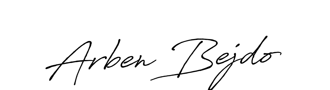 Also You can easily find your signature by using the search form. We will create Arben Bejdo name handwritten signature images for you free of cost using Antro_Vectra_Bolder sign style. Arben Bejdo signature style 7 images and pictures png