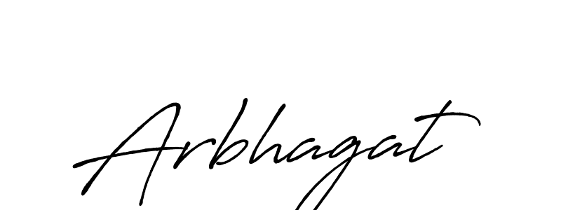 Arbhagat stylish signature style. Best Handwritten Sign (Antro_Vectra_Bolder) for my name. Handwritten Signature Collection Ideas for my name Arbhagat. Arbhagat signature style 7 images and pictures png