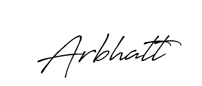 if you are searching for the best signature style for your name Arbhatt. so please give up your signature search. here we have designed multiple signature styles  using Antro_Vectra_Bolder. Arbhatt signature style 7 images and pictures png