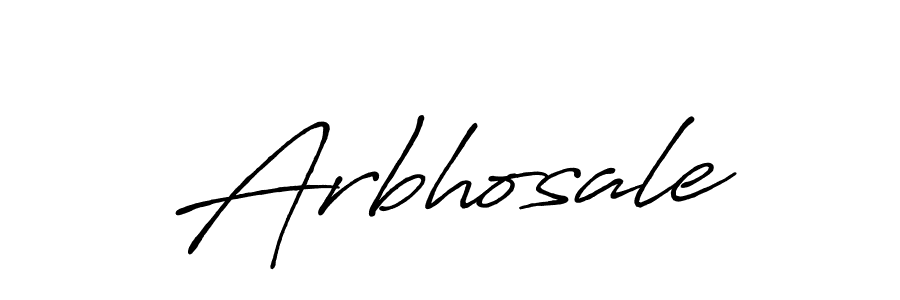 You should practise on your own different ways (Antro_Vectra_Bolder) to write your name (Arbhosale) in signature. don't let someone else do it for you. Arbhosale signature style 7 images and pictures png